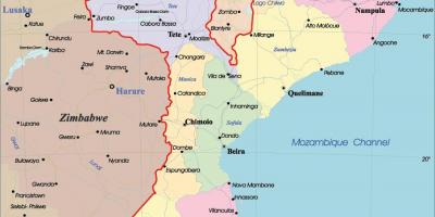 Mozambika kartes