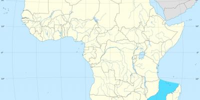 Mozambikas kanāla āfrikas karte